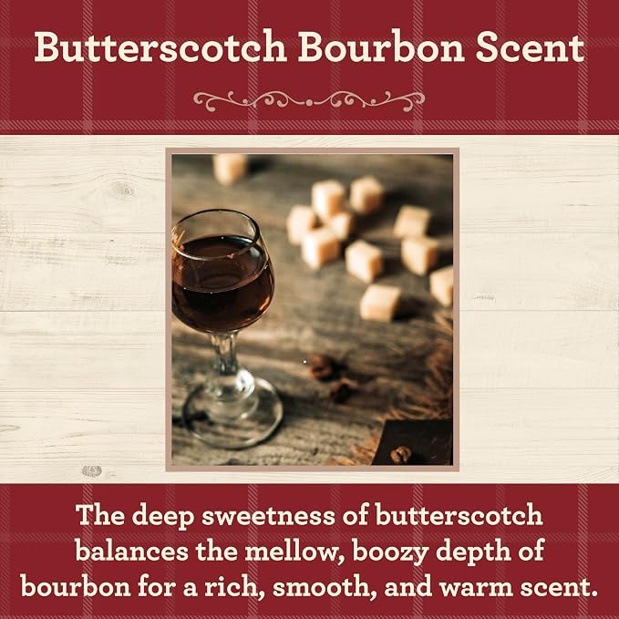 Our Own Candle Company, Butterscotch Bourbon Scented Mason Jar Candle, 100 Hour Burn Time,13 Ounces