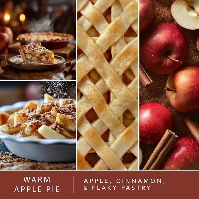 ScentSationals Warm Apple Pie Scented Wax Melts - Apples, Cinnamon, & Flaky Pastry, 10oz (24 Cubes)