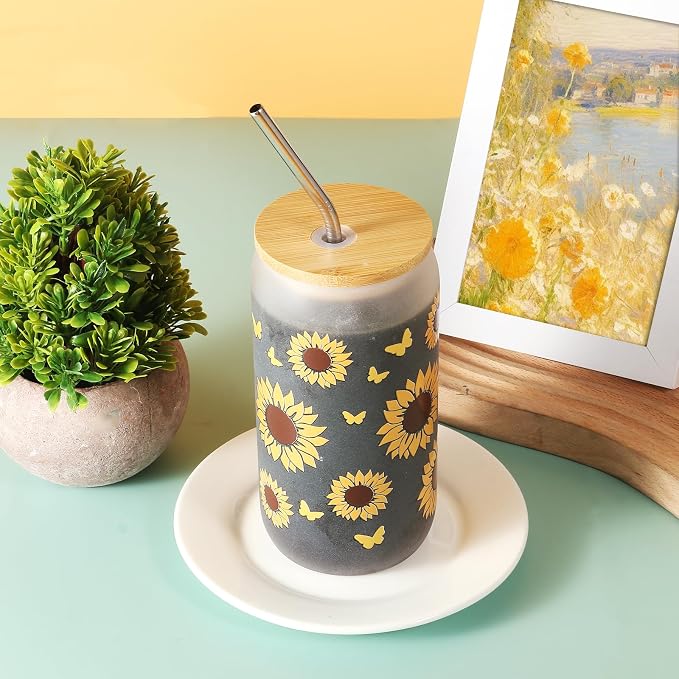 Sunflower Gifts Baskets for Women, Self Care Package Get Well Gift Spa Gift Set for Her, Thinking of You Thank You Gifts, Sunshine Gifts for Women Friends Sister Teacher Mom