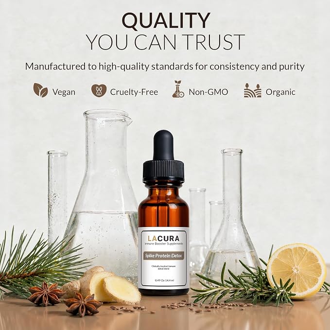 Lacura Spike Detox Organic Essential Oil Blend – Aromatherapy with Pine Needle, Star Anise, Ginger, Rosemary, Carrot Seed & Lemon – USDA Organic, 15 ml for Home Wellness & Relaxation