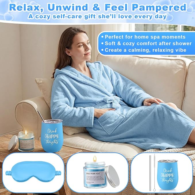 11 Pcs Birthday Gift for Women Mother Gifts Set Spa Gift Baskets for Women Get Well Care Package for Mom Her Wife Friend
