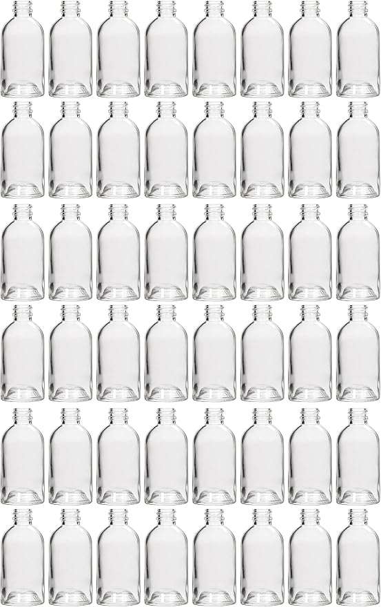 Hosley Boston Round Style,85ml Capacity Premium Aromatherapy Vessels for DIY Essential Oil Blends and Home Fragrance (Bottles Only) Set of 48