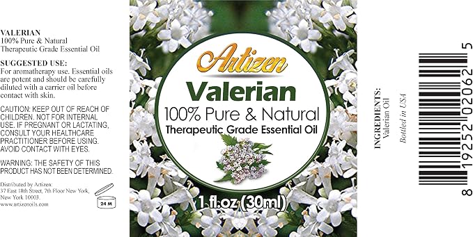 Artizen 30ml Oils - Valerian Essential Oil - 1 Fluid Ounce