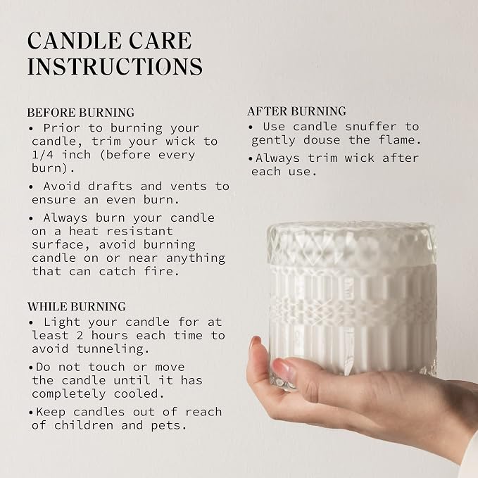 Wild Fig & Cassis Scented Candles, Crackling Fireplace Sound, 7.4oz Natural Soy Candle, 55-Hour Clean Burn,Hostess Gift for Dinner Parties | Kitchen & Home Aromatherapy