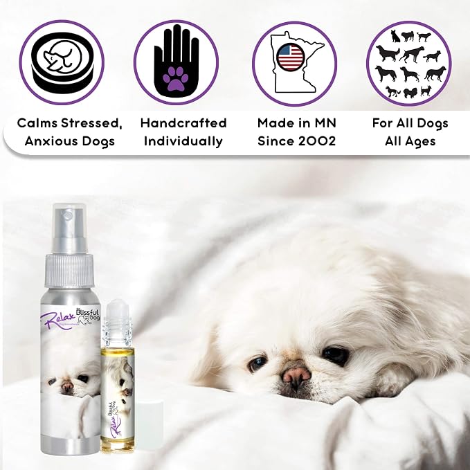 The Blissful Dog Pekingese Relax Dog Aromatherapy Spray for Your Dog's Anxiety