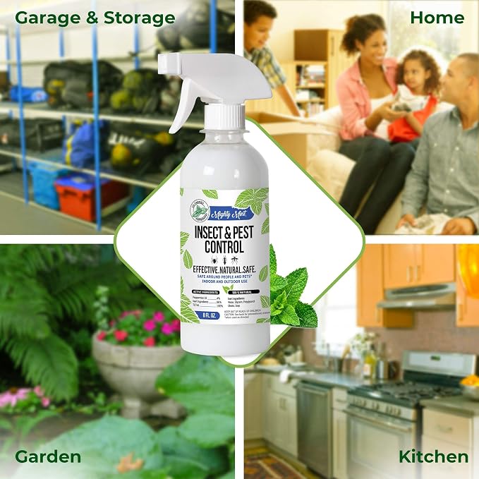 8oz Insect and Pest Control Peppermint Oil - Natural Spray for Spiders, Ants, and More (2)