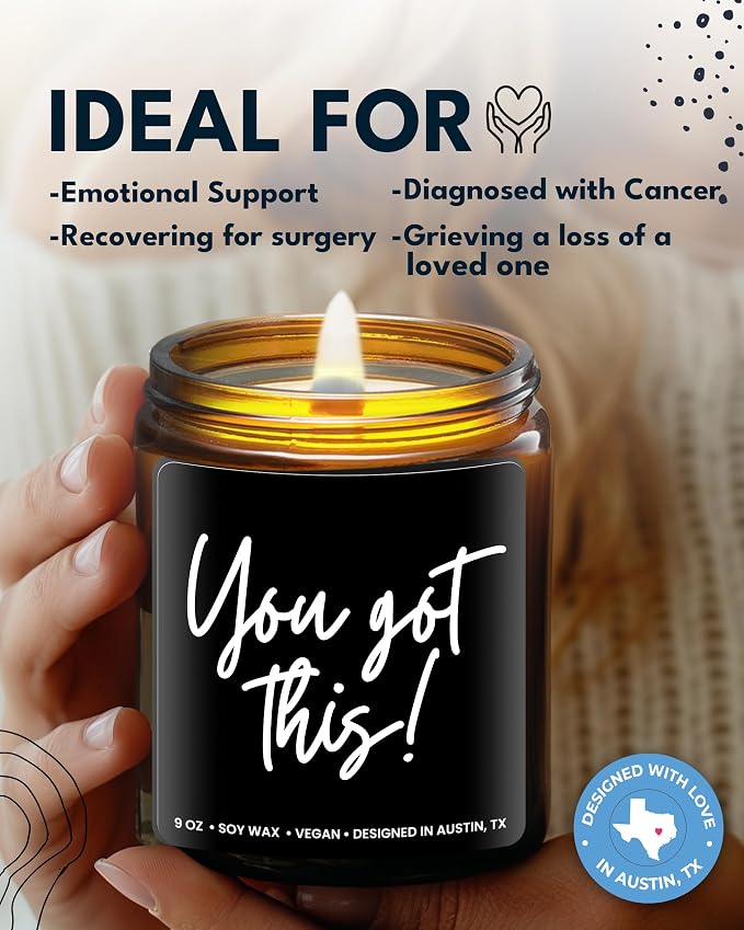 You Got This Candle, Inspirational Gifts for Women & Men, Encouragement Gift for Women, You Got This Candles for Women, Cheer Up Presents for Him and Her, Encouraging and Uplifting Gifts for Friends