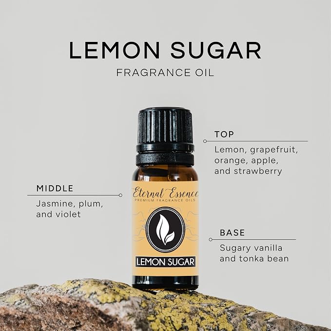 Lemon Sugar Premium Grade Fragrance Oil - 10ml - Scented Oil