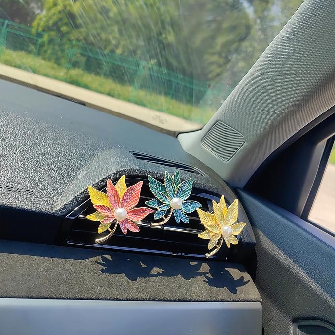 Bling Car Air Freshener Vent Clips, Cute Diffuser Vent Clip Decoration, Unique Car Accessories for Women and Men