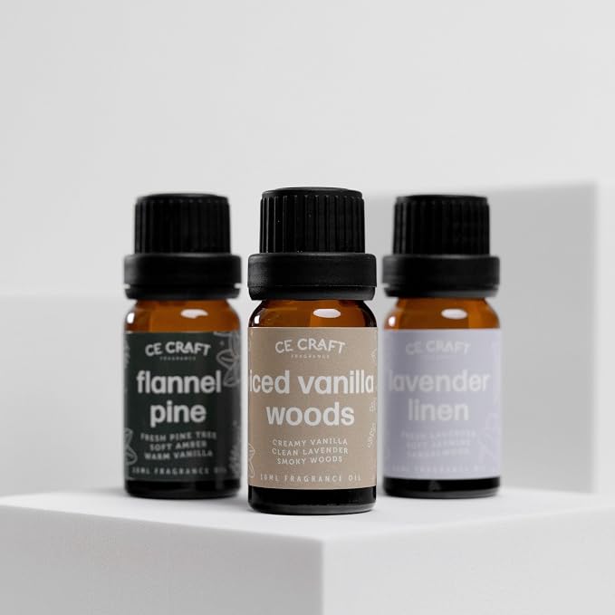 CANDECraftCo Premium Fragrance Oil – Diffuser Oils Fragrances Scented for Home, Candle Soap Making Supplies, Aromatherapy Blends for House (0.34 Fl Oz) (2-Pack, Midnight Musk)