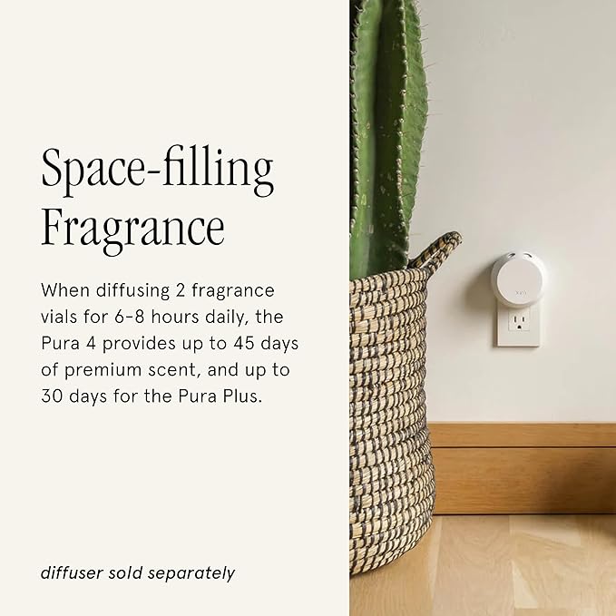 Pura & Simplicity Home Scent Refill - Smart Air Diffuser - Long-Lasting Luxury Fragrance per Refill - Home Essential - Clean & Safe Diffuser Fragrance - Single Refill, Pine