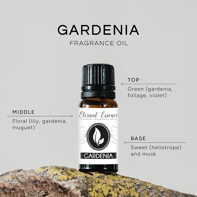 Gardenia Premium Grade Fragrance Oil - Scented Oil - (10ml)