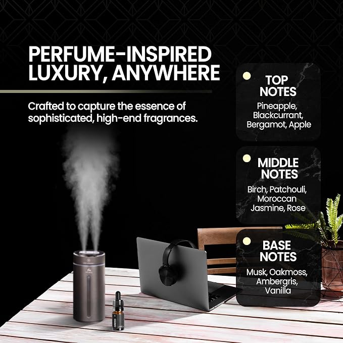 Inspired Diffuser Oil 10ml - Smells Like Luxury Perfume for Men - Long Lasting Diffuser Oil for Home, Ultrasonic & Waterless Diffusers, Humidifiers & Candles - Greed Perfume Inspired Scent by Perfa