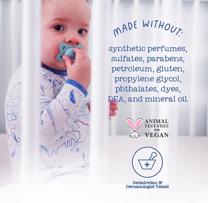 Oilogic Stuffy Nose & Cough Chest Vapor Rub Essential Oil for Babies & Toddlers - Gentle Baby Essentials Soothe Cough & Stuffy Noses - Pediatrician-Tested & Safe for Babies, .42 Oz