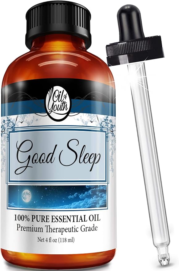 Oil of Youth 4 Ounce Bulk Good Sleep Blend Essential Oil - Therapeutic Grade - Pure & Natural - Sleep Oils for Diffuser - Essential Oils for Sleeping