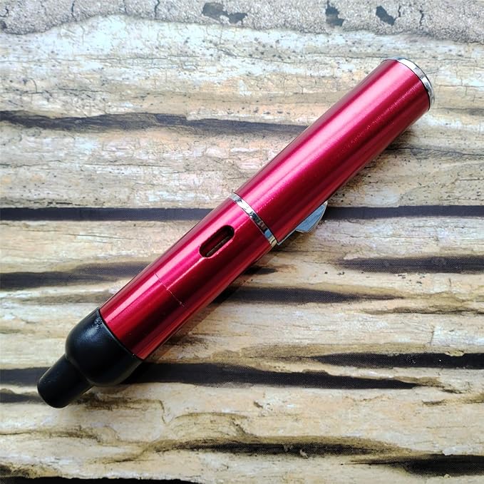 Torch Lighter,Handheld Multifunctional All-in-One Tube Built-in Detachable Windproof Lighter,Outdoor,Indoor,Camping,Candle,Birthday,Red