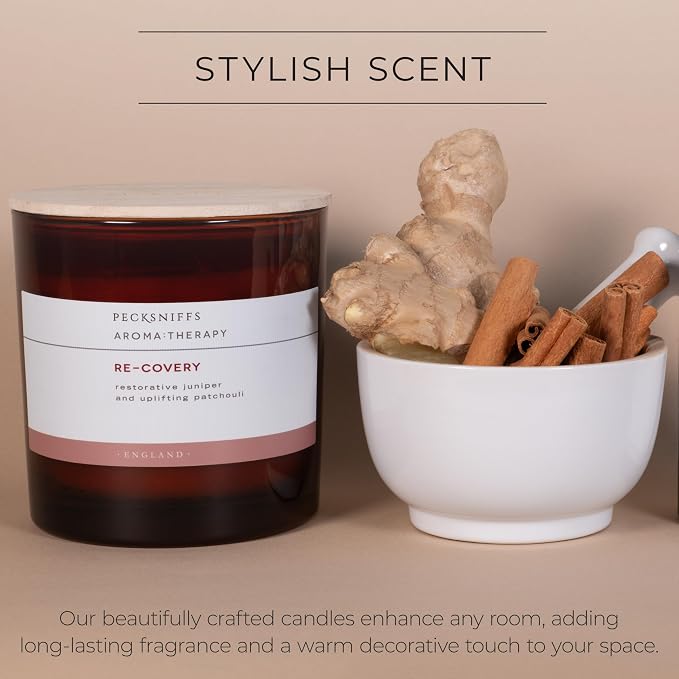Pecksniff's Amber Re-Covery Candle | 3 Wicks, 550g/19.40oz