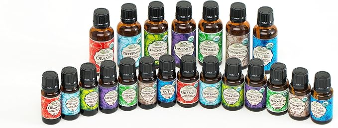 US Organic 100% Pure Lavender Essential Oil, Directly sourced from Bulgaria, USDA Certified Organic, Undiluted, for Diffuser, Humidifier, Massage, Skin, Hair Care, Non GMO, 15 ml 2 Pack