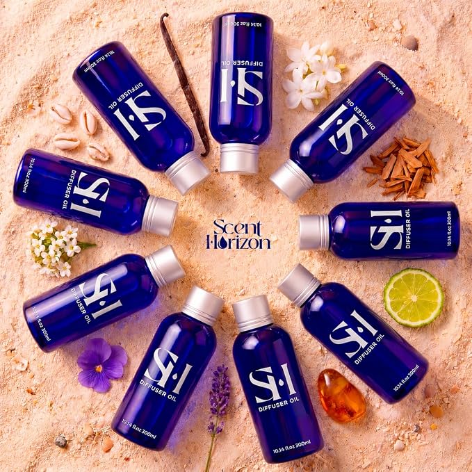 Vanilla VL14 Hotel Scent Diffuser Oil | 2 Pack of 10.14 Fl Oz (300ml) - Waterless Diffuser Oil Refill & Highly Concentrated Fragrance Oil, Diffuser Oil Scents Luxury