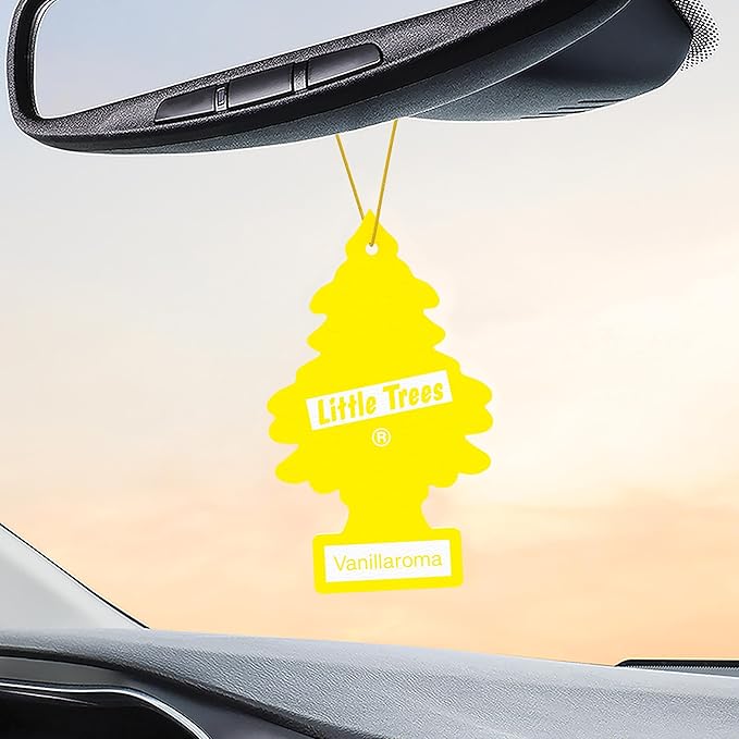 LITTLE TREES Car Air Freshener | Hanging Tree Provides Long Lasting Scent for Auto and Home | 24 Air Fresheners |Vanillaroma