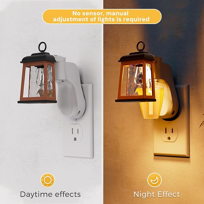 L LOHAS LED Wall Fragrance Plug in Night Light Compatible with Bath and Body Works Wall Plug Fragrance, 0-100LM Adjustable Brightness, 90°Rotary Plug Essential Oil Diffuser for Hallway, Bathroom