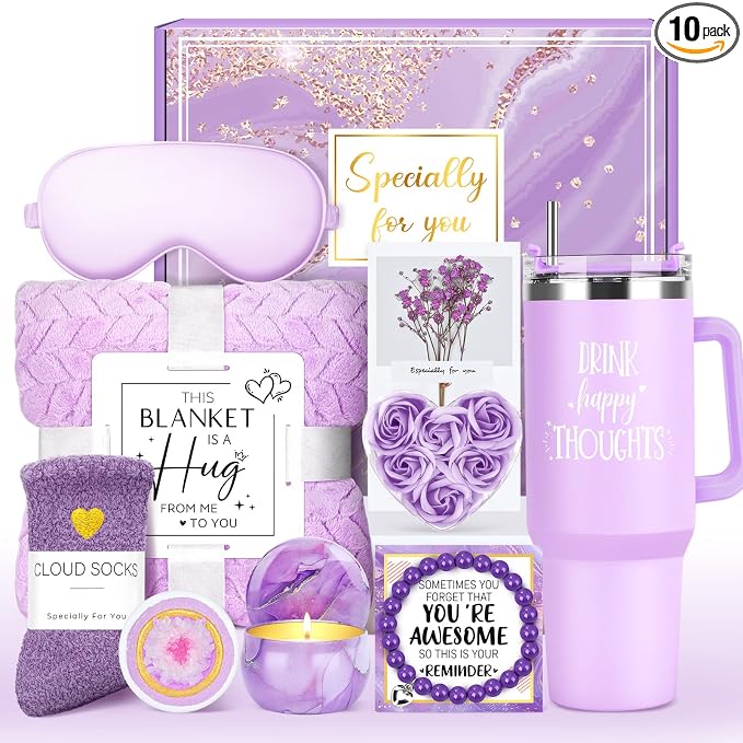 Gift Baskets for Women Birthday Gifts for Women Unique Get Well Gift for Woman Luxury Self Care Gifts for Woman Get Better Soon Care Package Set for Her Spa Kit Box for Mom, Girlfriend, Best Friends
