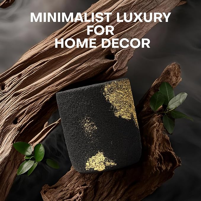 Scented Candles for Home, Soy Wax Candle, Non-Toxic Cement Jar Candles, Stress Relief, Housewarming Gifts, Highly Scented,Home Décor, Black Pepper and Sandalwood