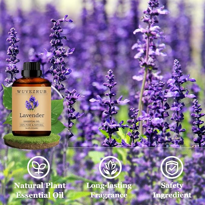 Lavender Essential Oils 240ML, Pure Lavender Essential Oil for Aromatherapy Diffuser - 8 Fl Oz