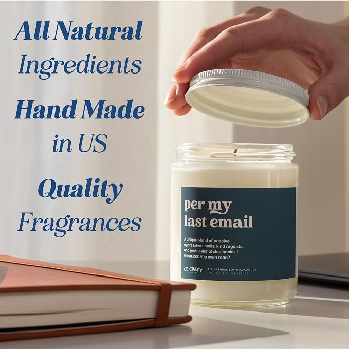 Scented Soy Wax Candle for Home, Luxury Scented Soy Jar Candle, Hand Poured in The USA, Highly Scented & Long Lasting for Home, Mom, Women, Birthday Gift (Pink Sugar)
