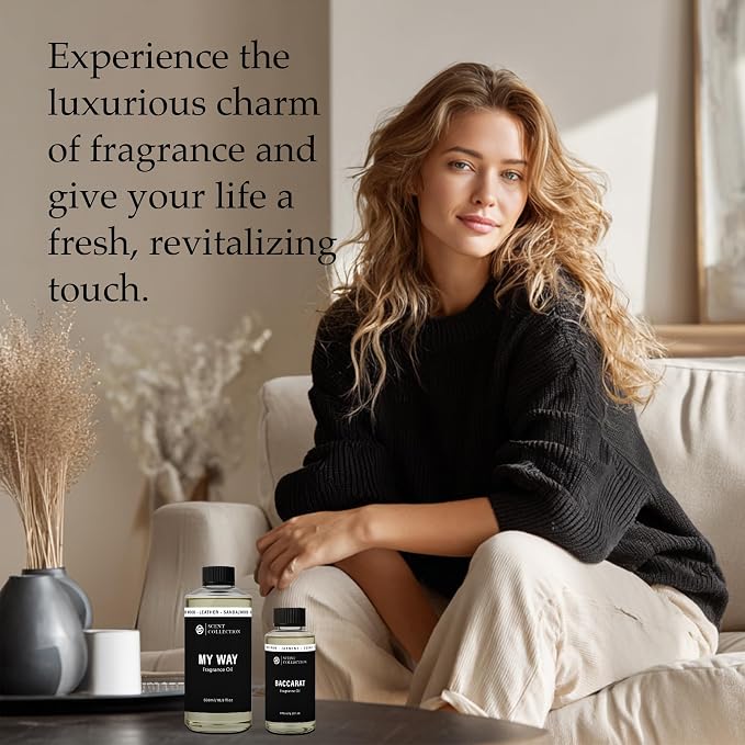 Luxury Hotel Scent Ritz Carlton Diffuser Oil 200ml/6.76Fl Oz Long-Lasting Essential Oil Refill for HVAC Systems, Home & Spa Use l Waterless Essential Aromatherapy