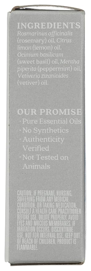 Aura Cacia Mind Guide Focusing Pure Essential Oil Blend, 0.5 Oz