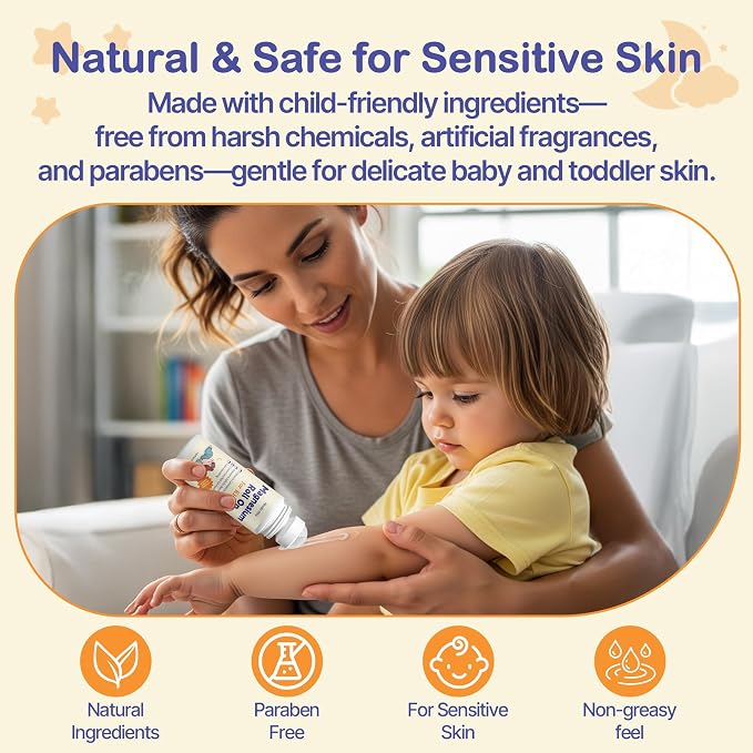 Magnesium Roll-On for Kids with Dead Sea Magnesium Chloride, Calming Routine & Muscle Comfort Support, Fast-Absorbing Non-Greasy, with Chamomile & Aloe, 3.38 fl oz