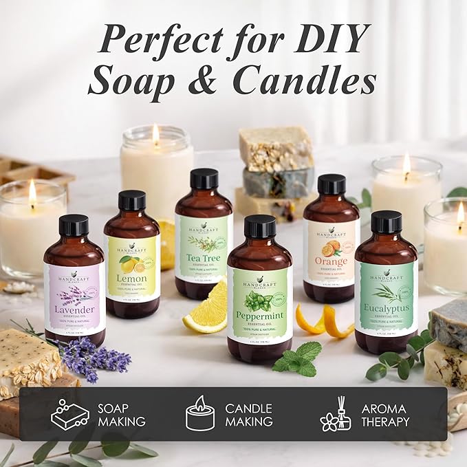 Handcraft Blends Myrrh Essential Oil – 0.33 Fl Oz – 100% Pure and Natural – Premium Grade Essential Oil for Diffuser and Aromatherapy, Skin, Massage, Candle and Soap Making Fragrance