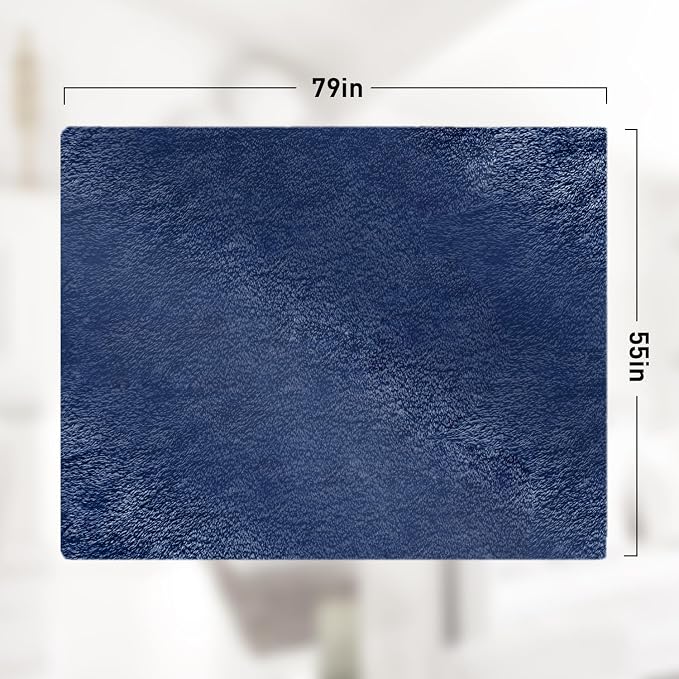 STARLENGET Grounding Blanket for for Bed Sleeping Therapy, Pain Relief,Imrpoving Sleep. Grounded Throw Kit, Conductive Silver Fiber Blanket. Grounding Cord Included 80 x 55 Inch Throw