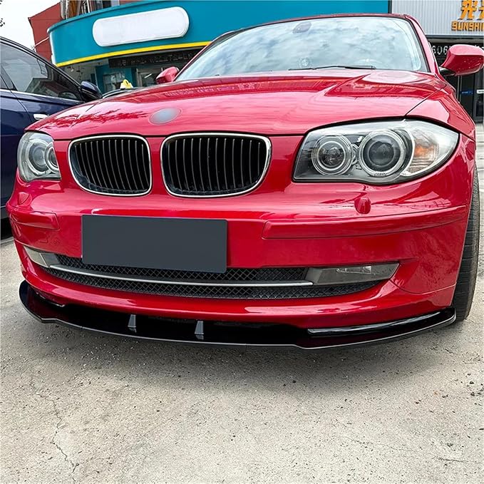 Front Spoiler Lip Splitter For BMW 1 Series E81 E82 E87 E88 LCI Standard 2008-2012 3Pcs Bumper Diffuser Body Kit