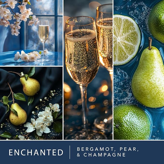 Scentsationals Enchanted Scented Wax Melts - Bergamot, Pear, & Champagne, 10oz (24 Cubes)