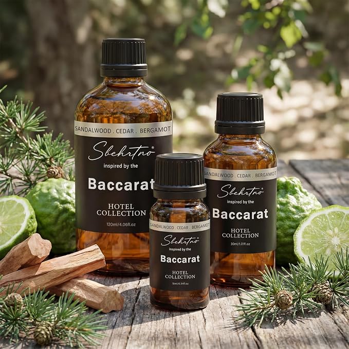 Hotel Collection Diffuser Oil – Inspired by Baccarat Hotel Scent – Sandalwood, Bergamot & Cedarwood – for Essential & Waterless Diffusers (1 Fl Oz (Pack of 1))