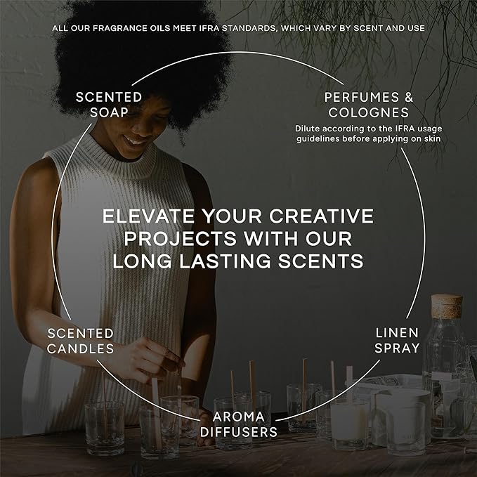 Amber Romance Premium Grade Fragrance Oil - 10ml - Scented Oil