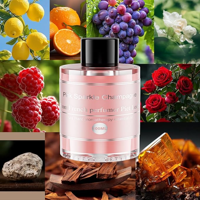 Amor Lyris 3.5OZ/100ml Large Car Air Freshener Refill, CO01/Dedicated Perfume Long Lasting Air Fragrance Essential Oil Diffuser 6 Months, Car Diffuser Refill Made of Natural Plant Extracts