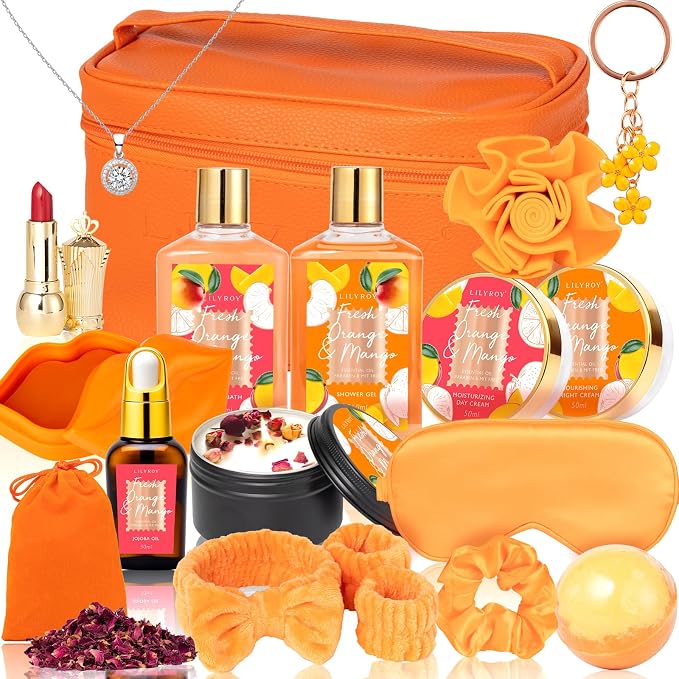 Gifts for Women, Birthday Gifts, Bath Sets for Women Gift - 20-Piece Bath Gift Set, Bath and Body Gift Sets, Spa Gift Sets | Spa Kit, Gift Sets for Christmas Valentines Day Mothers Day for Mom
