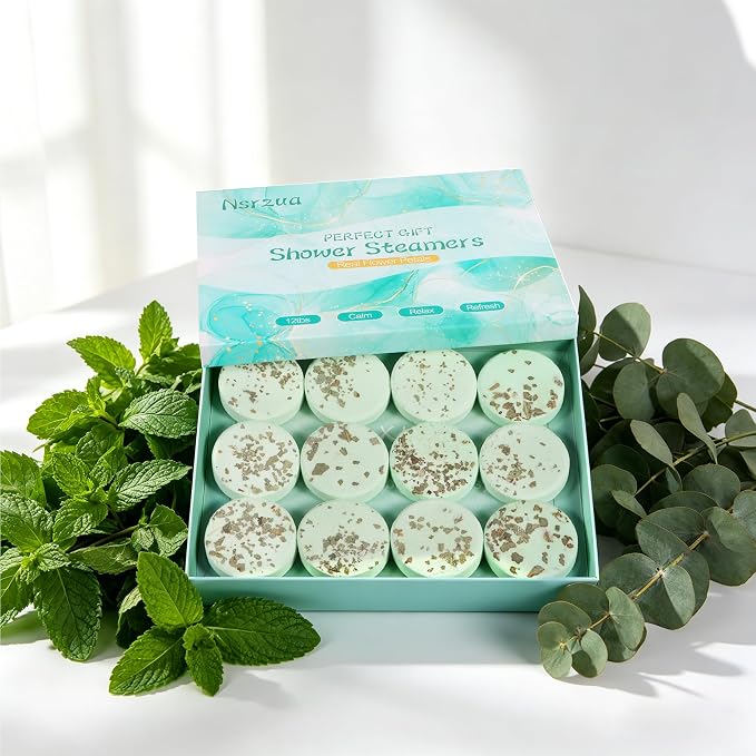 Shower Steamers Aromatherapy Birthday Gifts for Women-12 Pack Mothers Day Gifts,Gifts for Grandma,Wife,Mothers,Stress Relief and Relaxation Gifts for Women and Men,Created Your Own Home SPA