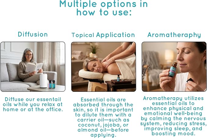 Calm Essential Oil 15ml - 100% Pure Blend for Relaxation, Emotional Balance & Calm Focus - Lavender, Chamomile, Bergamot & Sandalwood