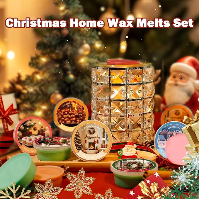 SCENTORINI Wax Melts, 1.06oz*12 Pack Countdown Advent Calendar Gift Set, Scented Wax Cubes for Wax Warmer, Long-Lasting Strong Fragrance for Decoration