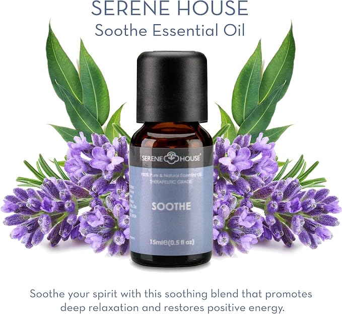 Serene House Peace & Calming Collection - 100% Natural Essential Oil Gift Set