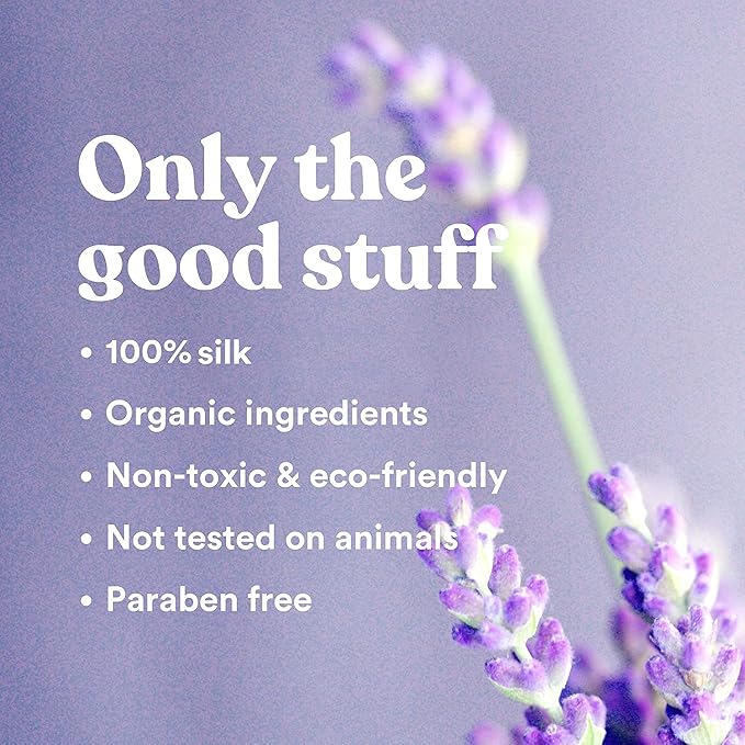 ASUTRA Bundle Set - 1 Purple Silk Eye Pillow for Sleep Filled w/Lavender Buds & Flax Seeds and 1 Multi-Use Essential Oil Aromatherapy Spray (3 Scent Mini Sampler)
