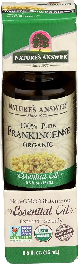 Natures Answer, Essential Oil Frankincense Organic, 0.5 Fl Oz