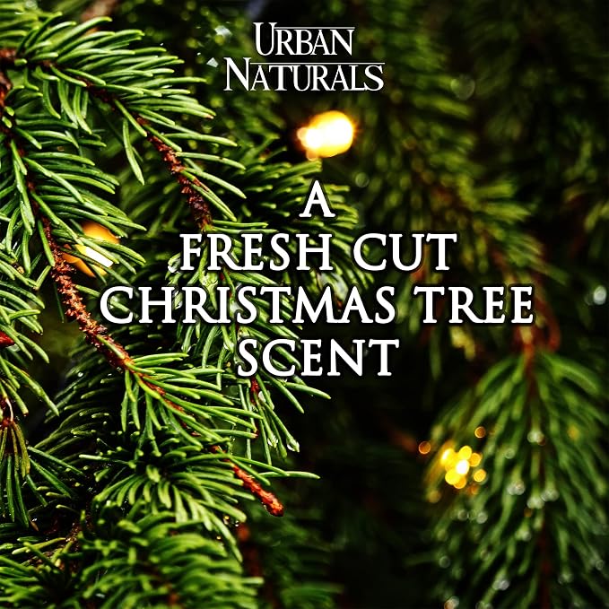 Urban Naturals Pine Forest Reed Diffuser Set - White Pine Needles, Eucalyptus and Sandalwood - Christmas Tree Scent - Holiday Decor with Real Pine Branches