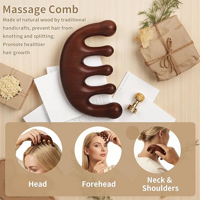Self Care Gifts Baskets for Women, Spa Care Package for Women, Birthday Gift Get Well Soon Gifts Thinking of You Gift Baskets Summer Home Spa Set with Bonnet & Massgae Comb for Mom Friends, Brown