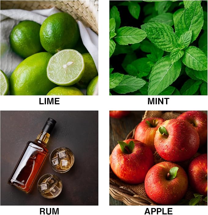 Mojito Scent Reed Diffuser Oil – Long Lasting Diffusers for Home with Mint, Lime, Rum & Apple – Premium Home Fragrance Crafted by Expert Perfumers – 150ml