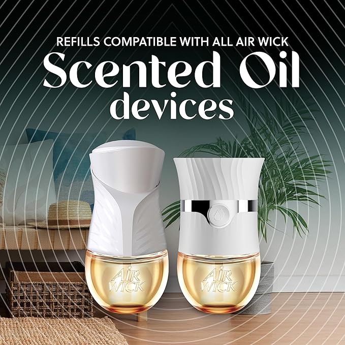 AIR WICK Scented Oil - Vibrant Refill Island Coconut & Warm Sands 5 ct. (Pack of 2)